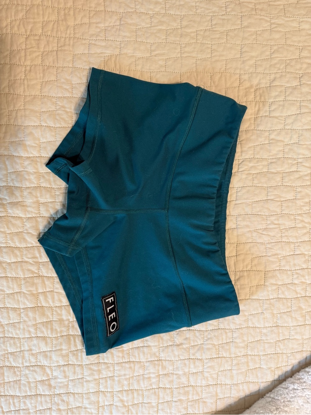 Fleo Teal Women's Athletic Shorts